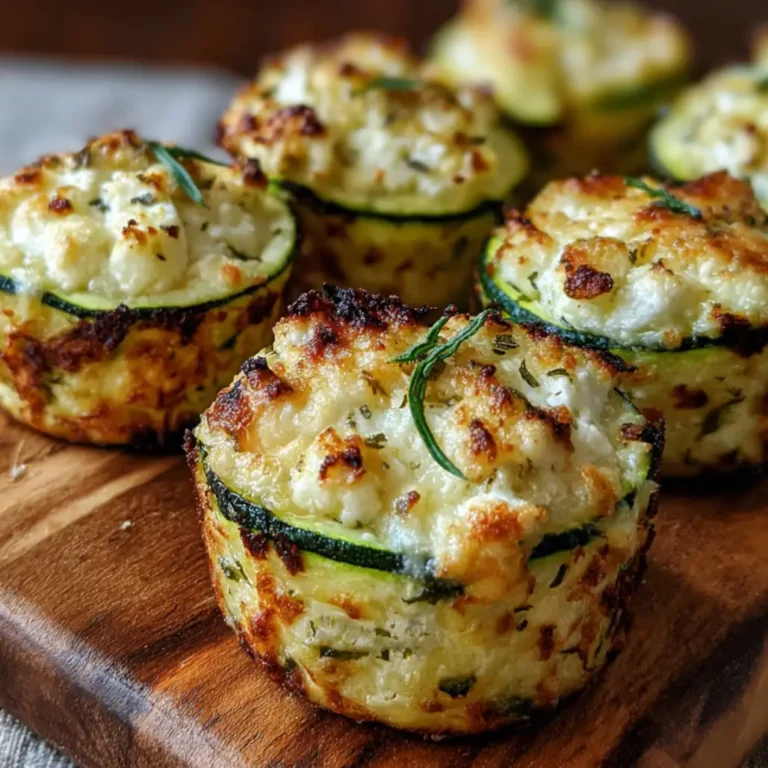 Zucchini Cottage Cheese Cups