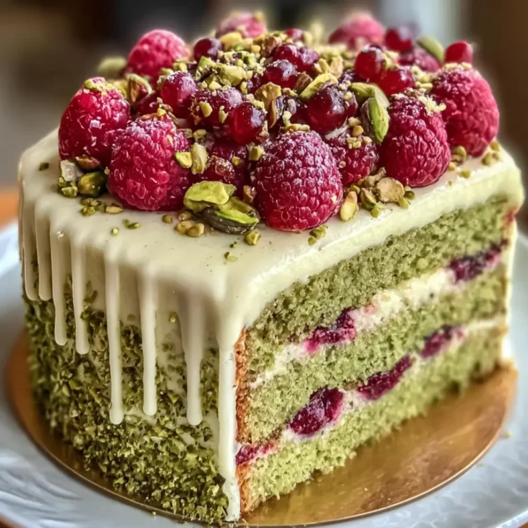 Heavenly Pistachio Raspberry Dream