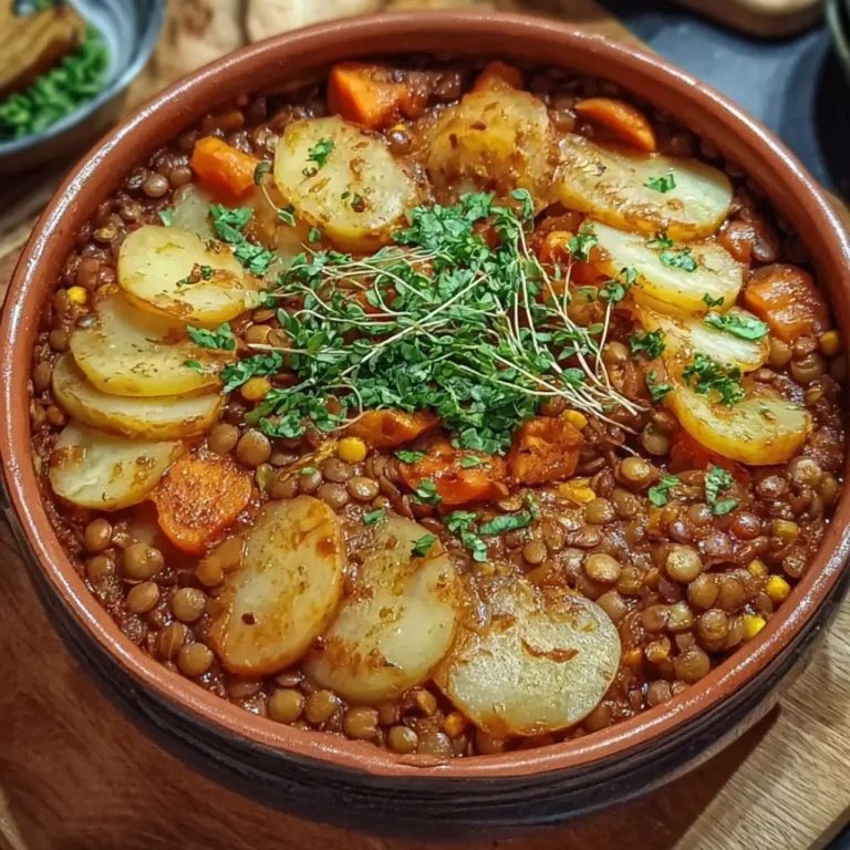 Easy Vegan Hotpot Lentils