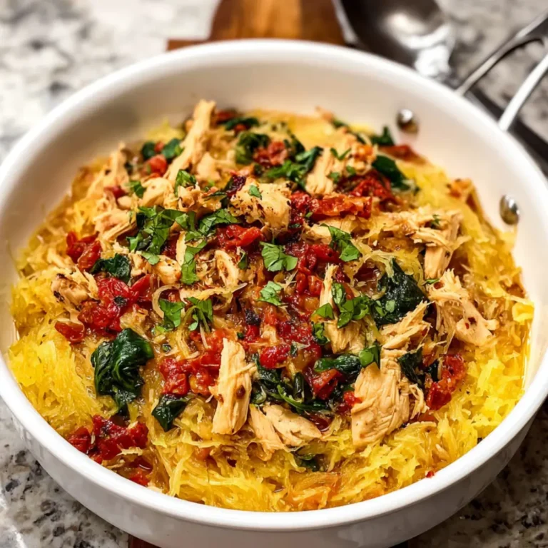 Tuscan Chicken Spaghetti Squash