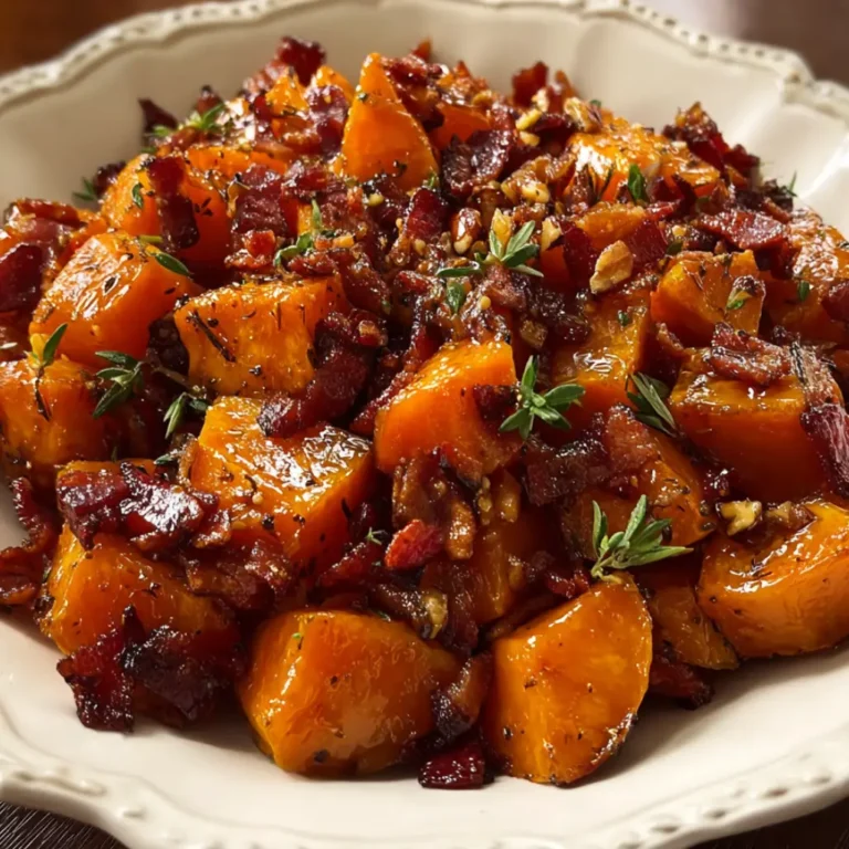 Savory Candied Yams Bacon
