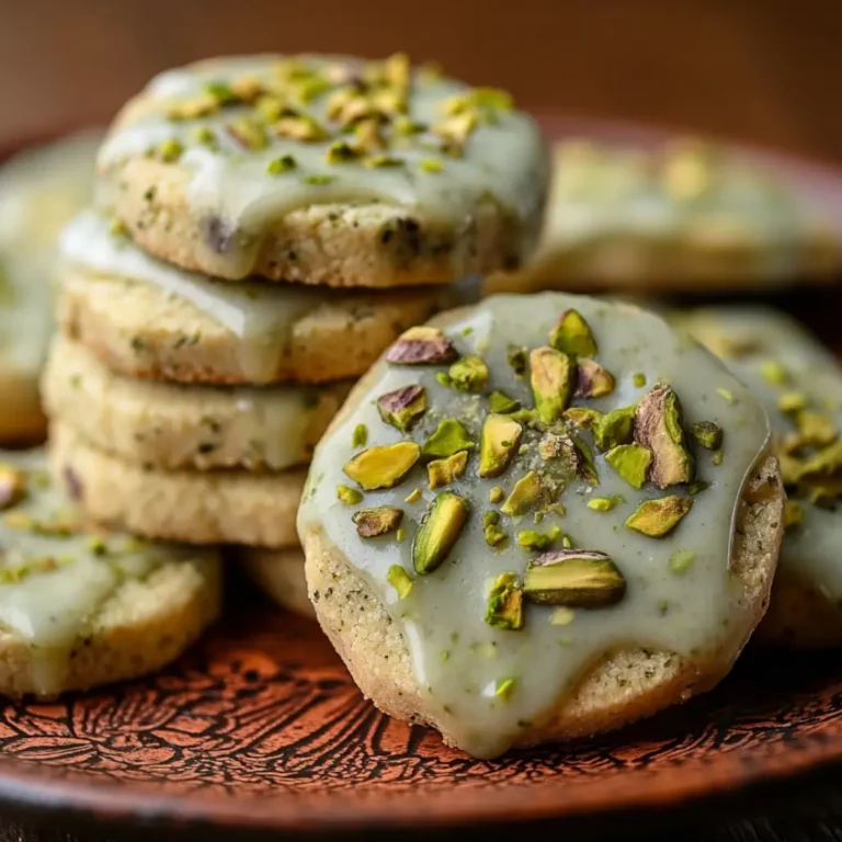 Pistachio Shortbread Cookies