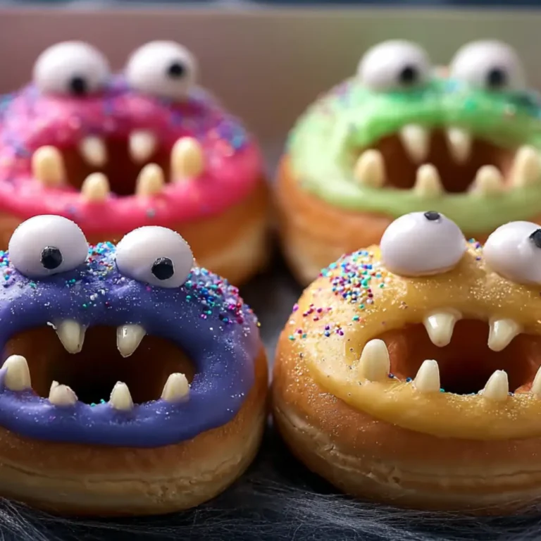 Halloween Monster Donuts