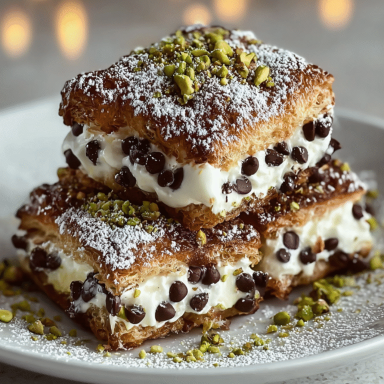 Classic Cannoli Squares
