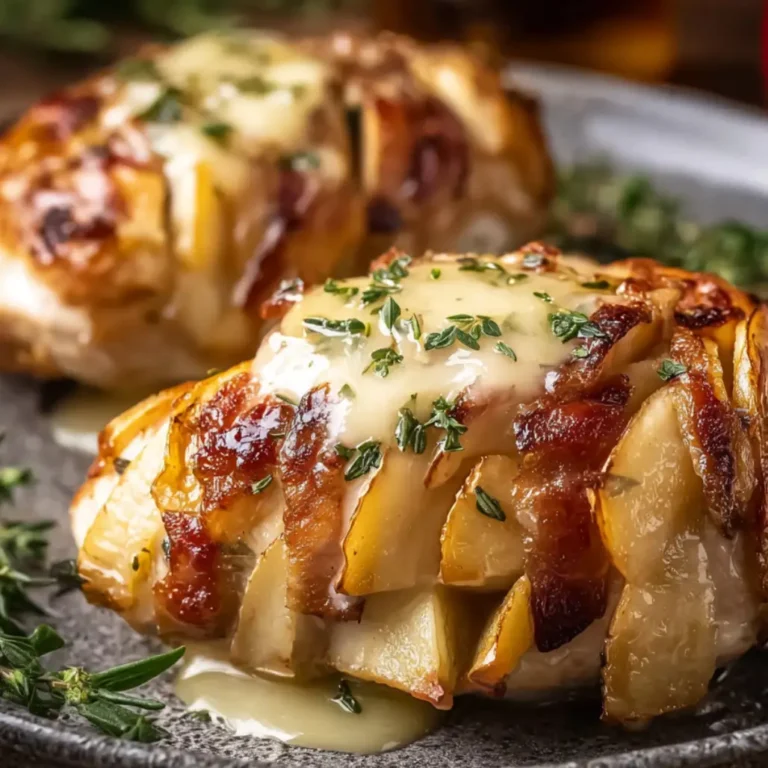 Apple Brie Stuffed Chicken