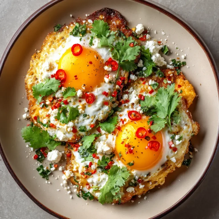 Crispy Feta Fried Eggs