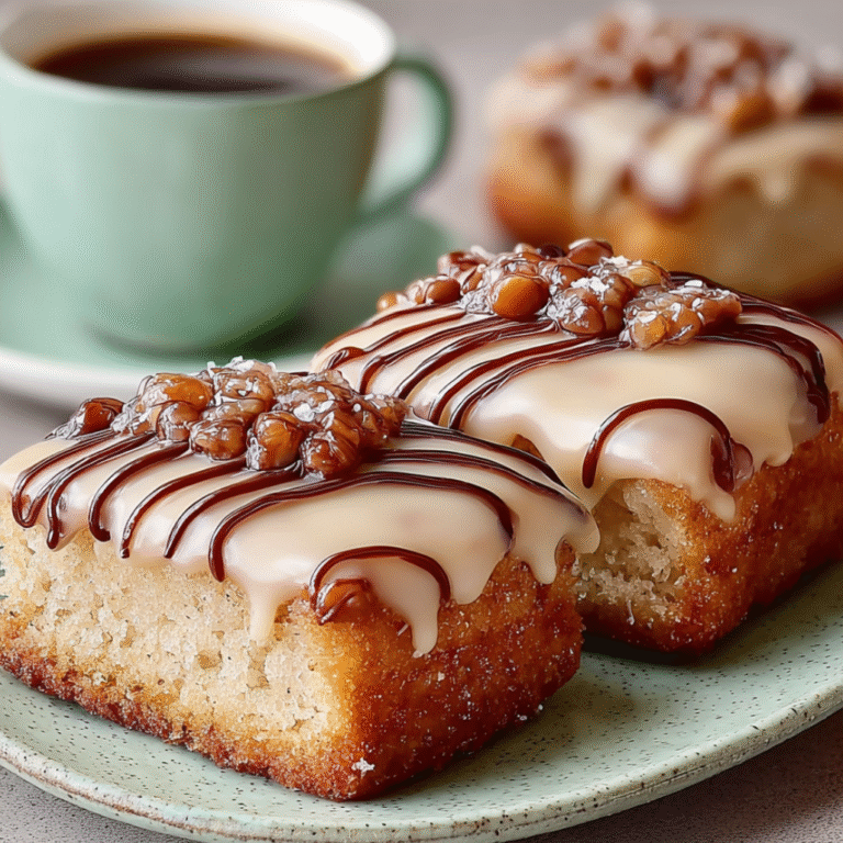 Maple Donut Bars