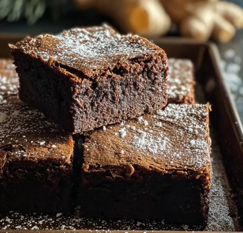 Gingerbread Brownies