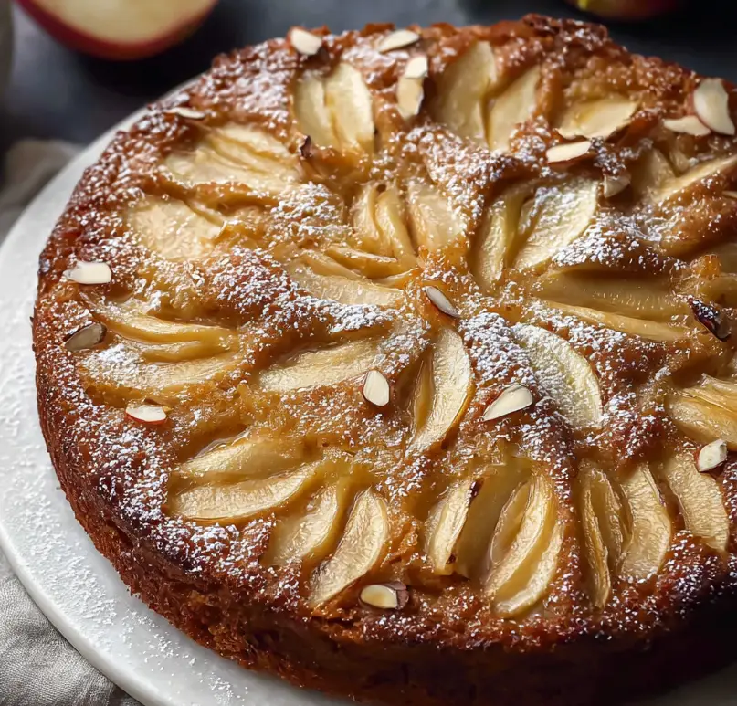 Almond Flour Apple Cake