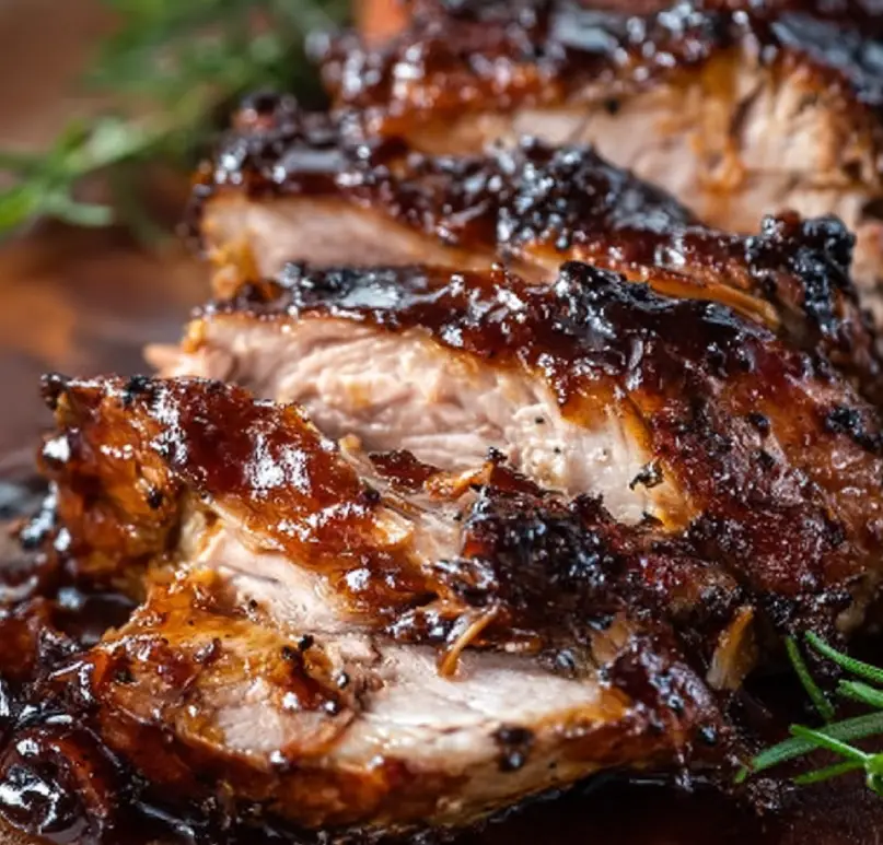 Crockpot Brown Sugar Balsamic Glazed Chicken