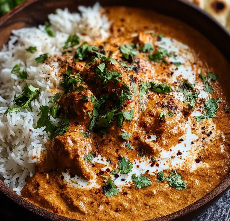 Crockpot Creamy Coconut Chicken Tikka Masala