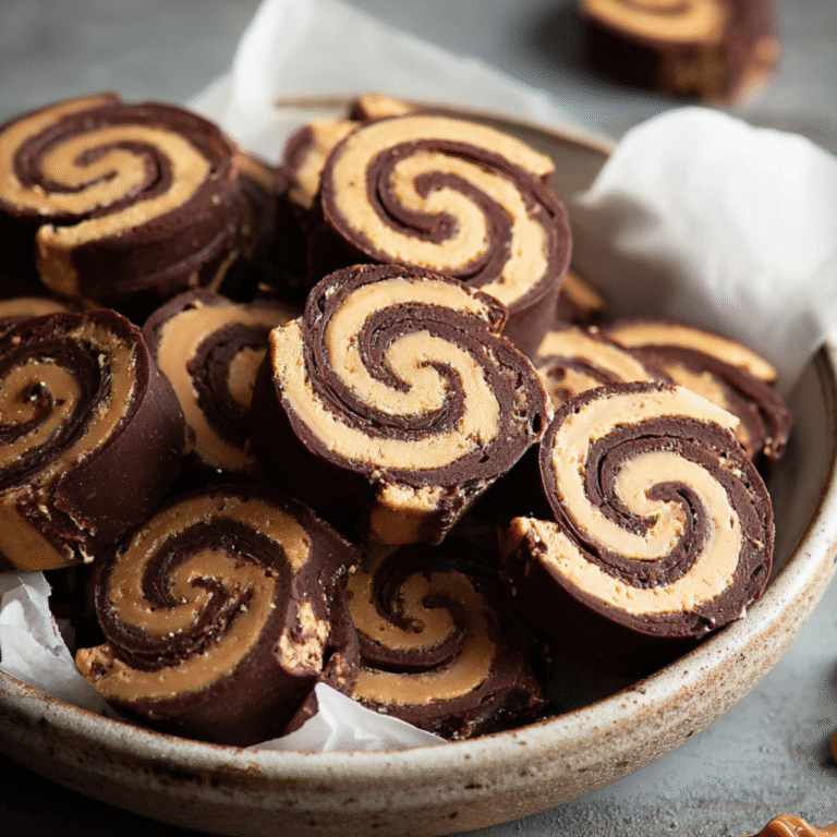 no bake chocolate peanut butter pinwheels