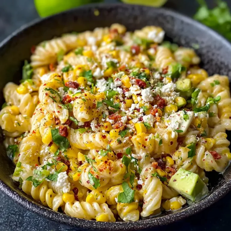 mexican street corn pasta salad
