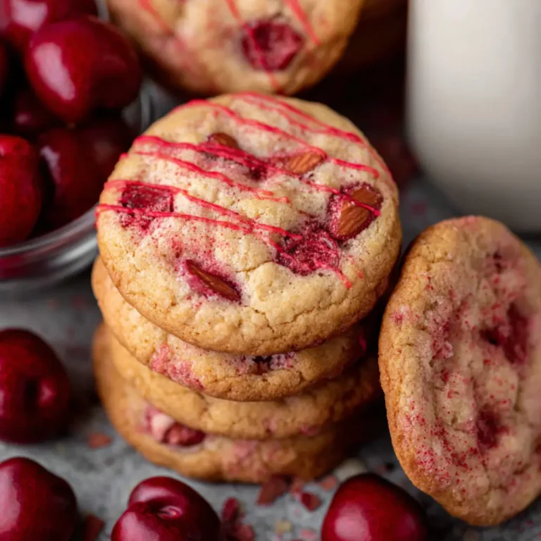 cherry almond cookies