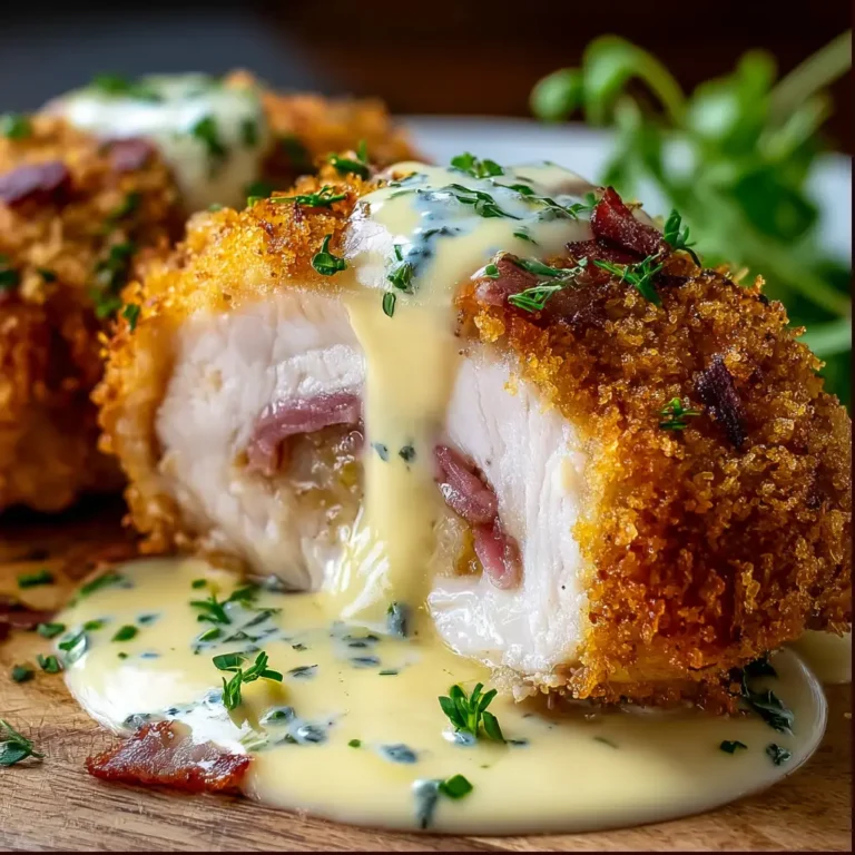 creamy chicken cordon bleu