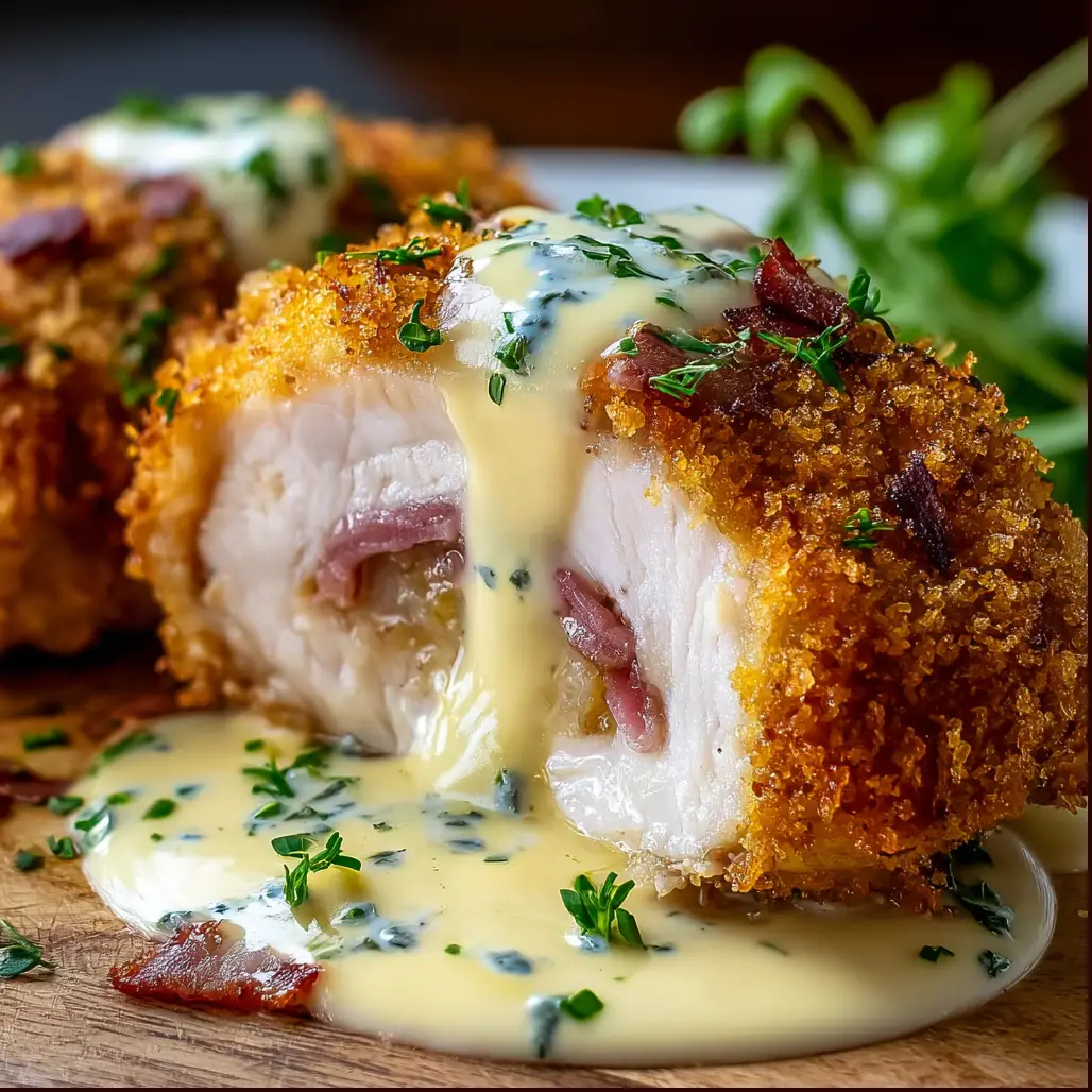 creamy chicken cordon bleu