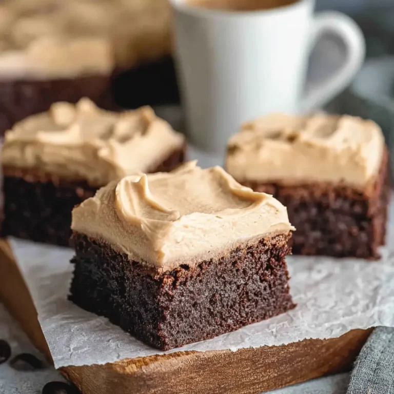 frosted coffee brownies