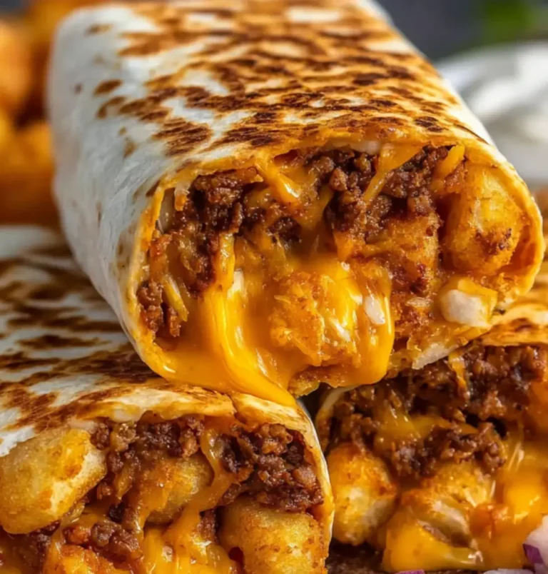 Cheesy Potato Burritos