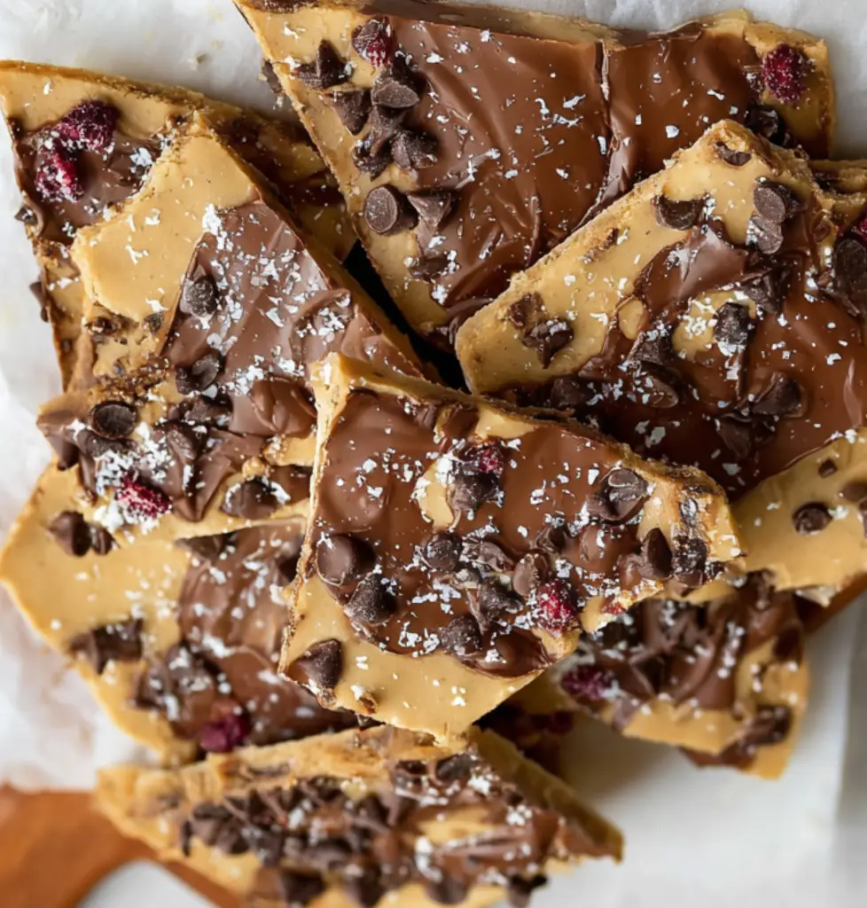 Healthy Cookie Dough Bark