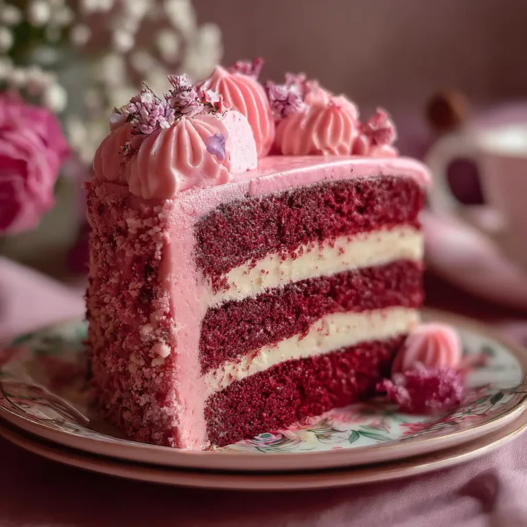 Mother’s Day Pink Velvet Cake