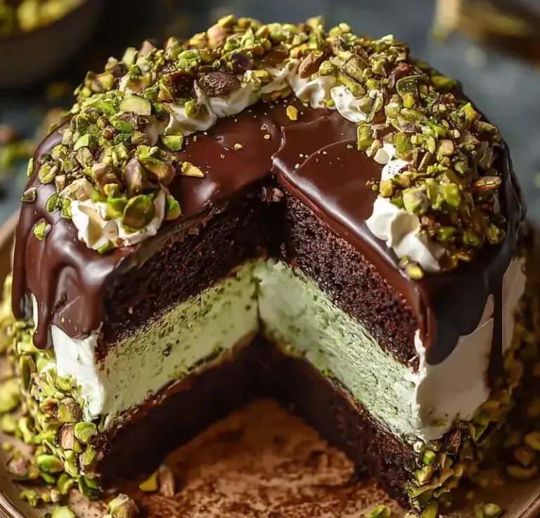 Dubai Chocolate Pistachio Cake