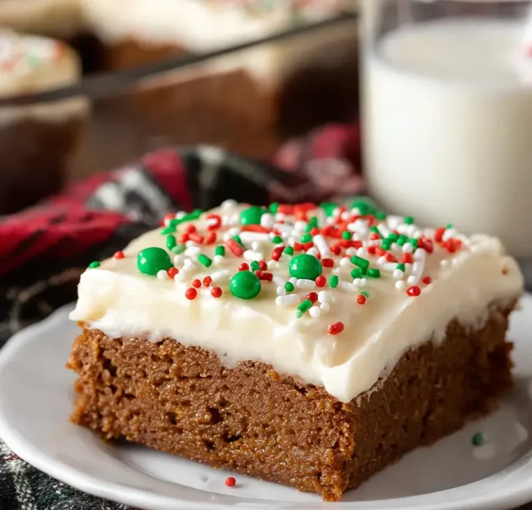 Gingerbread Cookie Bars