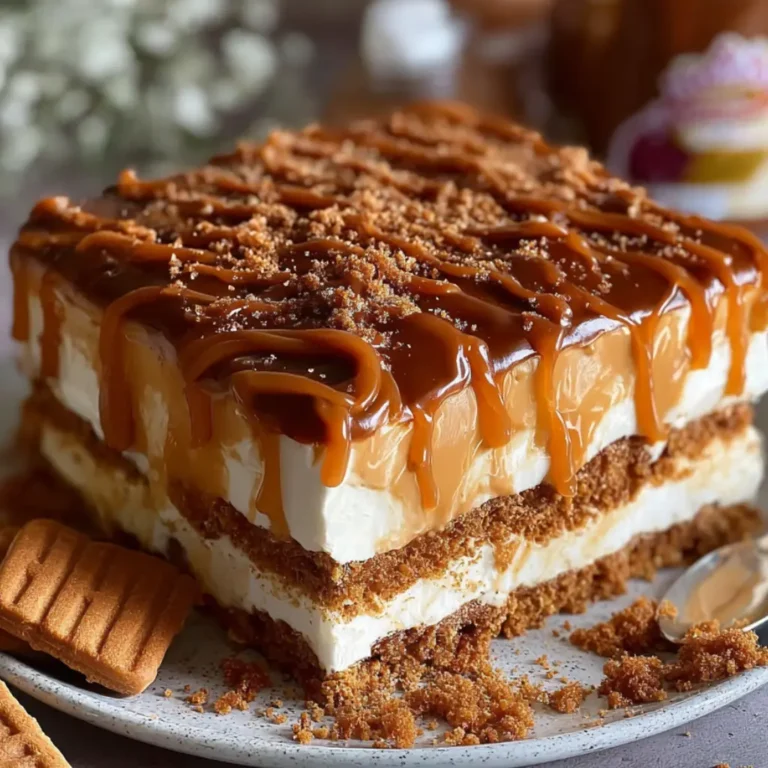 No-Bake Biscoff Layered Delight