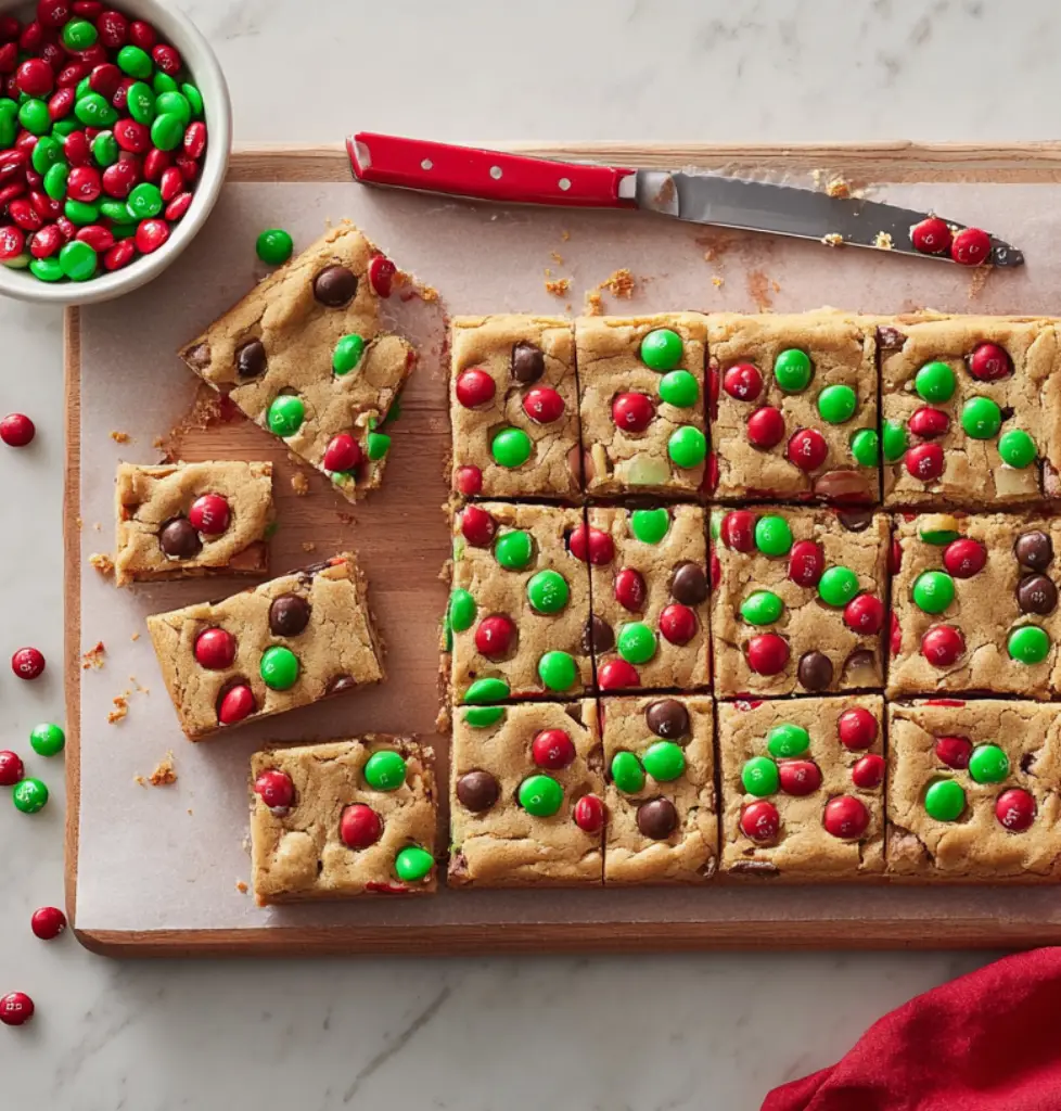 Sugar Cookie M&M’s Bars