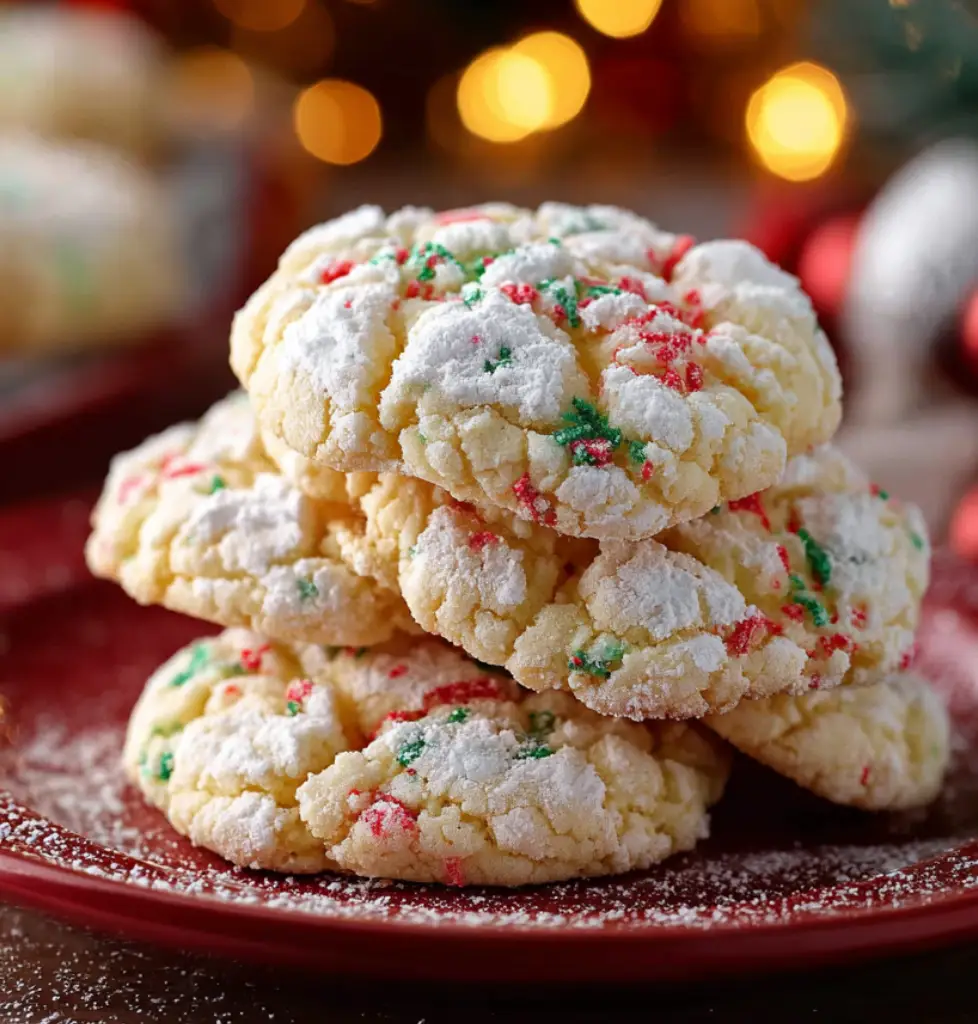 Quick Gooey Butter Cookies with Yellow Cake