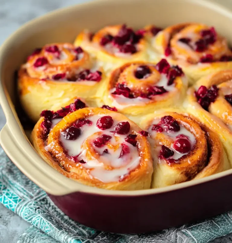 Cranberry Orange Sweet Rolls