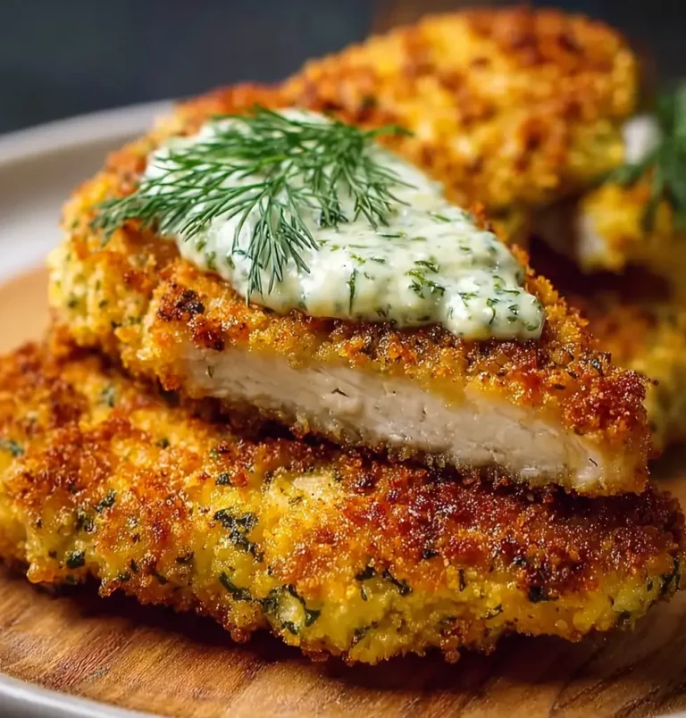 Crispy Dill Pickle Parmesan Chicken