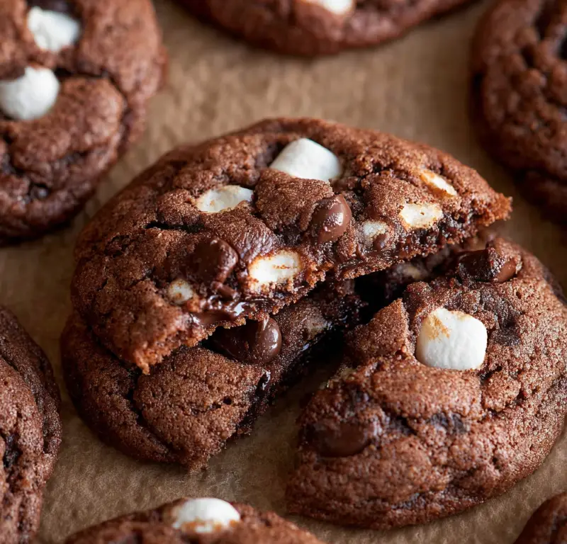 Hot Chocolate Cookies
