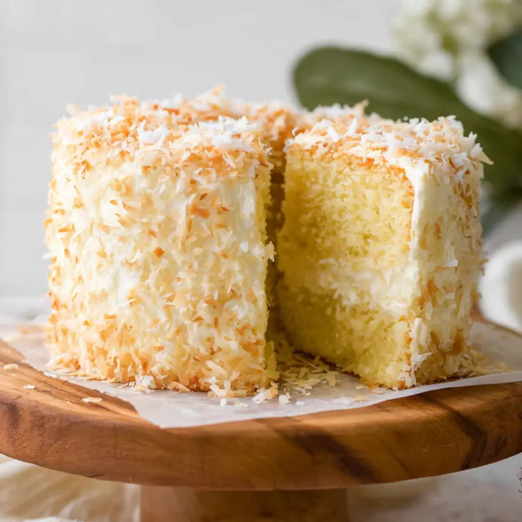 Coconut Custard Cake