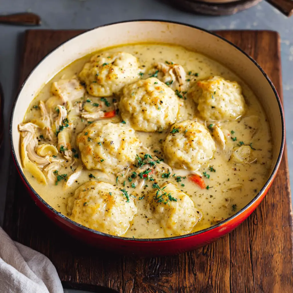 Homemade Chicken and Dumplings