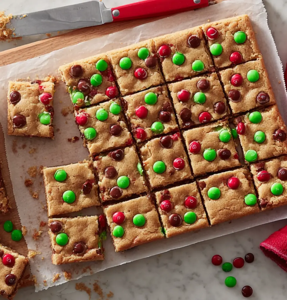 Sugar Cookie M&M’s Bars