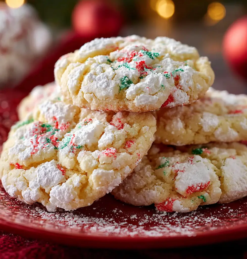 Quick Gooey Butter Cookies with Yellow Cake