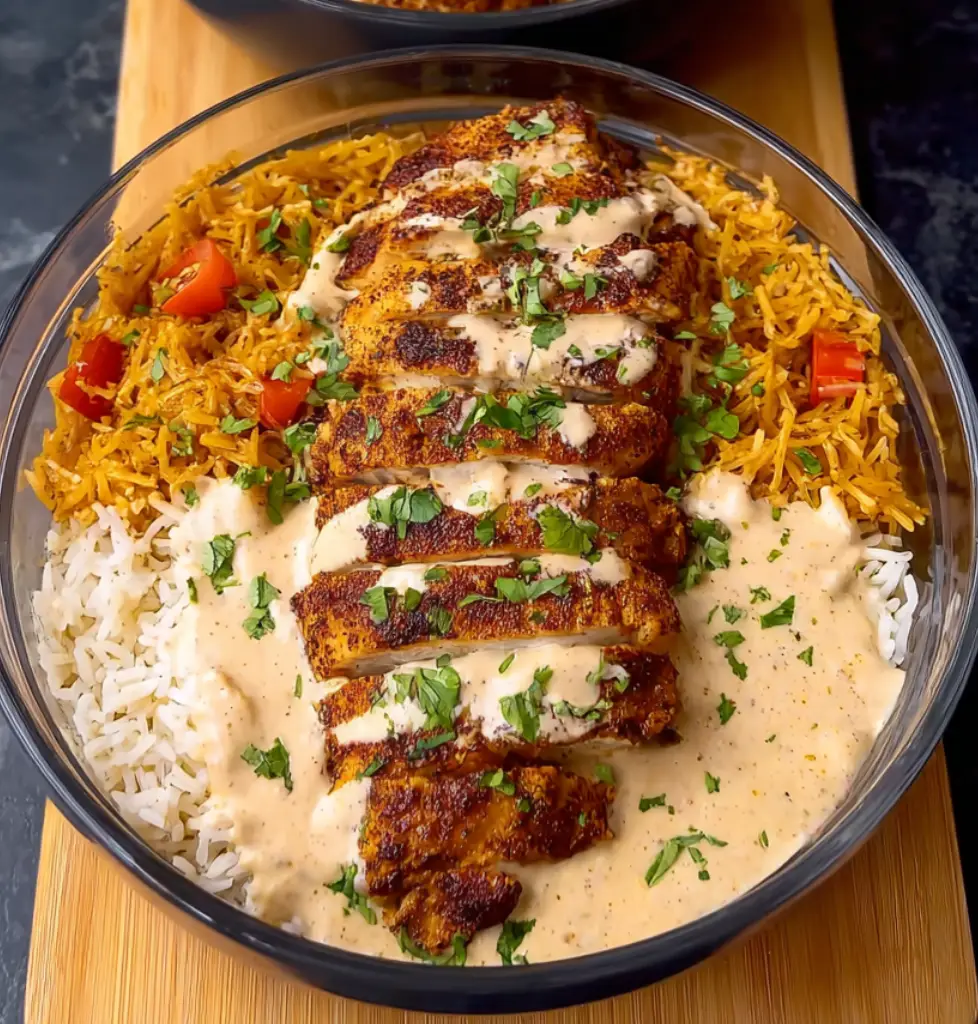 High Protein Creamy Cajun Chicken & Rice